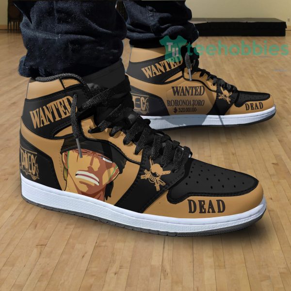 roronoa zoro wanted custom one piece anime air hightop shoes 3 ggaSR 600x600px Roronoa Zoro Wanted Custom One Piece Anime Air Hightop Shoes