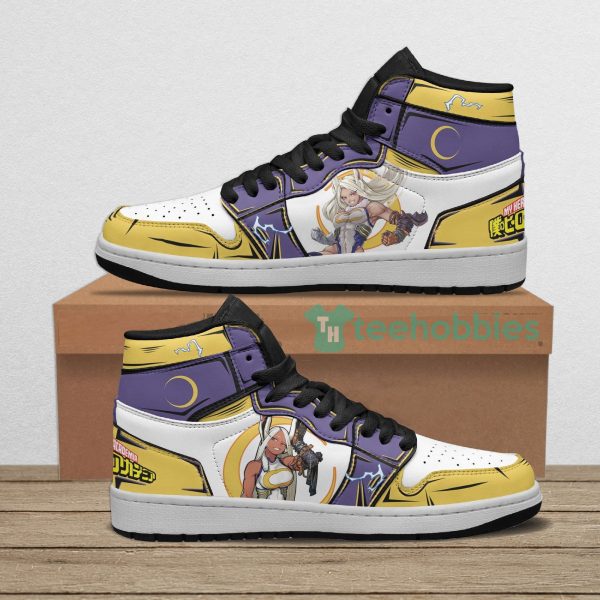 rumi usagiyama custom my hero academia anime air jordan hightop shoes 1 X4pvs 600x600px Rumi Usagiyama Custom My Hero Academia Anime Air Jordan Hightop Shoes