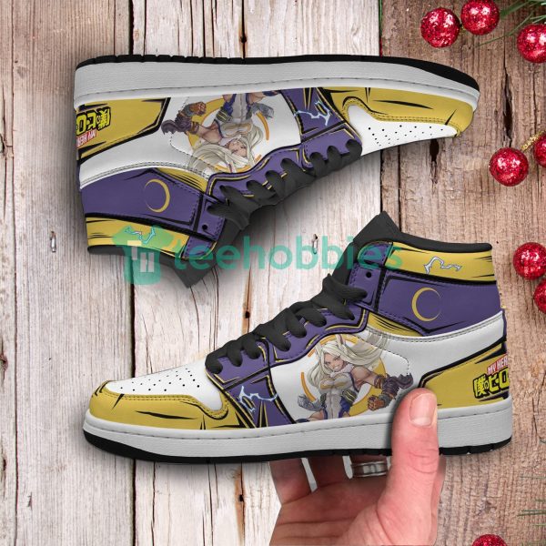 rumi usagiyama custom my hero academia anime air jordan hightop shoes 3 5ARrF 600x600px Rumi Usagiyama Custom My Hero Academia Anime Air Jordan Hightop Shoes
