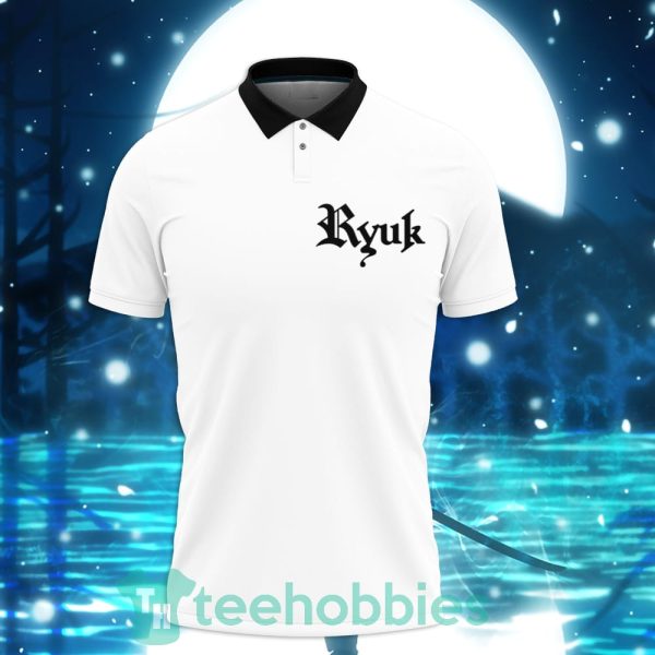 ryuk d note custom anime polo shirt for men and women 2 qjpff 600x600px Ryuk D note Custom Anime Polo Shirt For Men And Women