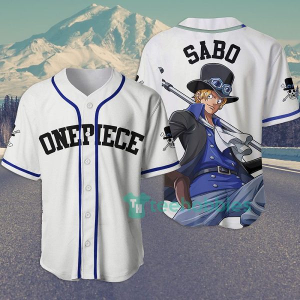 sabo one piece custom anime jersey baseball shirt for fans 1 6Z63J 600x600px Sabo One Piece Custom Anime Jersey Baseball Shirt For Fans