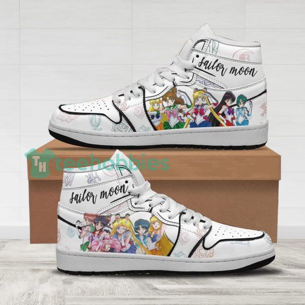 sailor guardians custom sailor moon anime air jordan hightop shoes 1 yYXJS 600x600px Sailor Guardians Custom Sailor Moon Anime Air Jordan Hightop Shoes