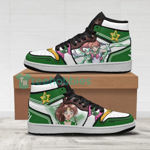 sailor jupiter custom anime sailor moon air jordan hightop shoes 1 pt4wx 600x600px Sailor Jupiter Custom Anime Sailor Moon Air Jordan Hightop Shoes
