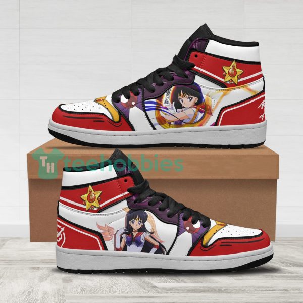 sailor mars custom anime sailor moon air jordan hightop shoes 1 nvRcG 600x600px Sailor Mars Custom Anime Sailor Moon Air Jordan Hightop Shoes