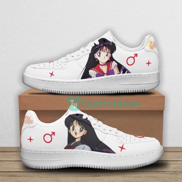 sailor mars sailor moon anime white air force shoes 1 js6HG 600x600px Sailor Mars Sailor Moon Anime White Air Force Shoes