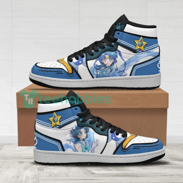 sailor mercury custom anime sailor moon air jordan hightop shoes 1 82bPt 600x600px Sailor Mercury Custom Anime Sailor Moon Air Jordan Hightop Shoes