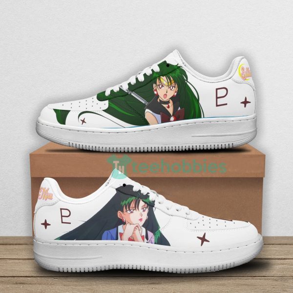 sailor pluto sailor moon anime white air force shoes 1 w35WY 600x600px Sailor Pluto Sailor Moon Anime White Air Force Shoes