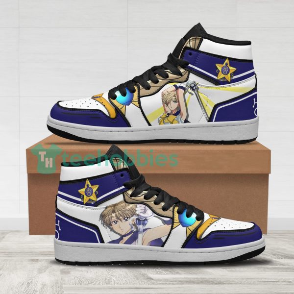 sailor uranus custom anime sailor moon air jordan hightop shoes 1 6dnNg 600x600px Sailor Uranus Custom Anime Sailor Moon Air Jordan Hightop Shoes
