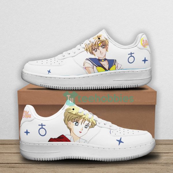 sailor uranus sailor moon anime white air force shoes 1 tuLpl 600x600px Sailor Uranus Sailor Moon Anime White Air Force Shoes
