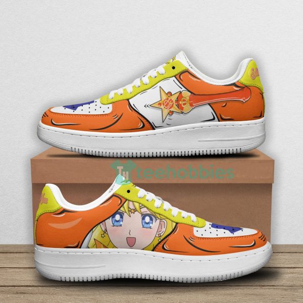 sailor venus custom sailor moon anime air force shoes 1 g2dJV 600x600px Sailor Venus Custom Sailor Moon Anime Air Force Shoes