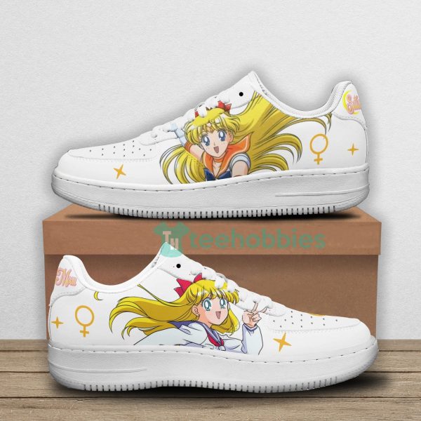 sailor venus sailor moon anime white air force shoes 1 CwFac 600x600px Sailor Venus Sailor Moon Anime White Air Force Shoes
