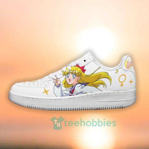 sailor venus sailor moon anime white air force shoes 4 l09Sz 600x600px Sailor Venus Sailor Moon Anime White Air Force Shoes