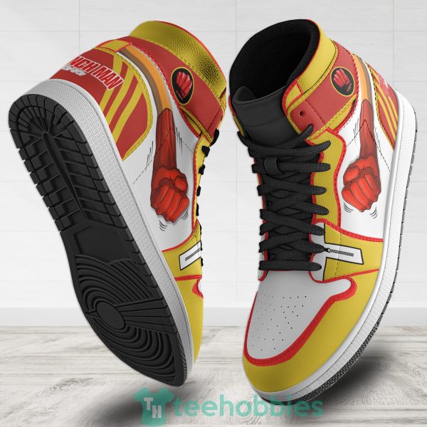 saitama custom one punch man anime air hightop shoes 2 iMAtE 600x600px Saitama Custom One Punch Man Anime Air Hightop Shoes