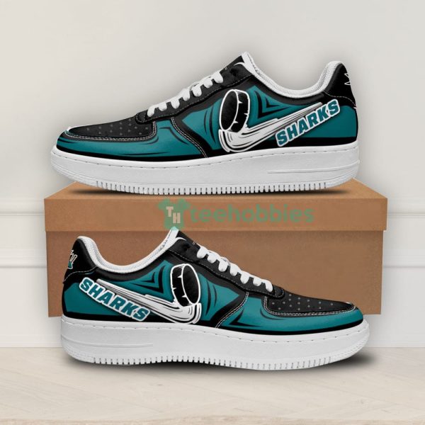 san jose sharks custom ball air force shoes for fans 1 0l49f 600x600px San Jose Sharks Custom Ball Air Force Shoes For Fans