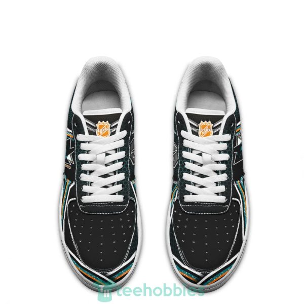 san jose sharks logo and striped style air force shoes for fans 2 Zi8OZ 600x600px San Jose Sharks Logo And Striped Style Air Force Shoes For Fans