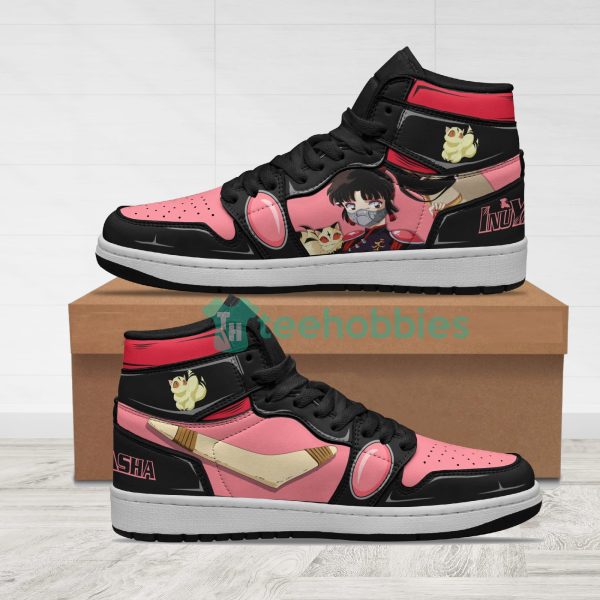 sango anime custom inuyasha air jordan hightop shoes 1 m5MO7 600x600px Sango Anime Custom InuYasha Air Jordan Hightop Shoes