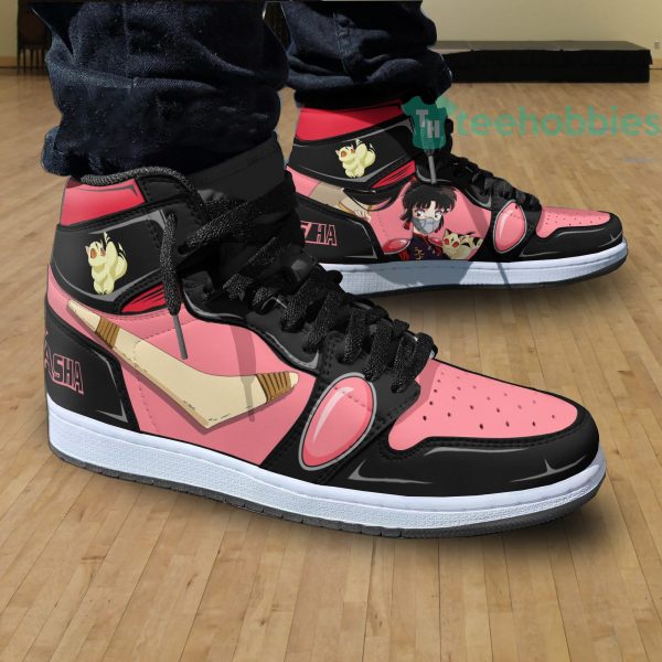 sango anime custom inuyasha air jordan hightop shoes 4 e2Se0 600x600px Sango Anime Custom InuYasha Air Jordan Hightop Shoes
