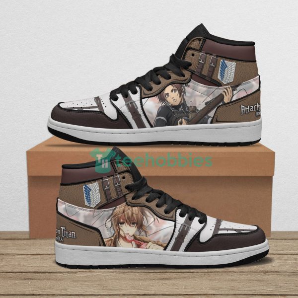 sasha braus custom attack on titan anime air jordan hightop shoes 1 AQNLy 600x600px Sasha Braus Custom Attack On Titan Anime Air Jordan Hightop Shoes