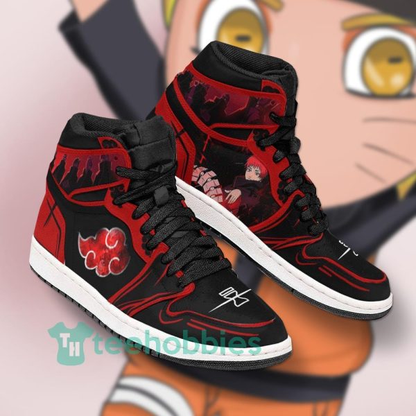 sasori akatsuki custom naruto anime air jordan hightop shoes 2 RqtDh 600x600px Sasori Akatsuki Custom Naruto Anime Air Jordan Hightop Shoes