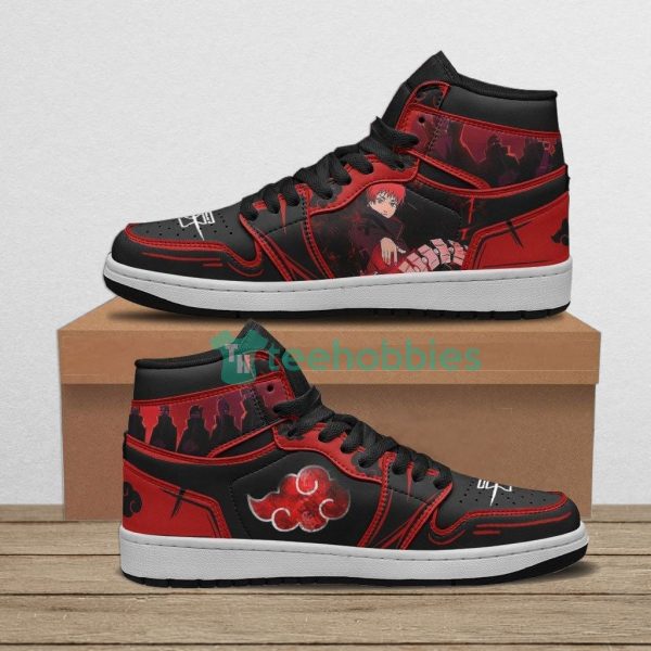 sasori akatsuki custom naruto anime red air jordan hightop shoes 1 X7HnU 600x600px Sasori Akatsuki Custom Naruto Anime Red Air Jordan Hightop Shoes