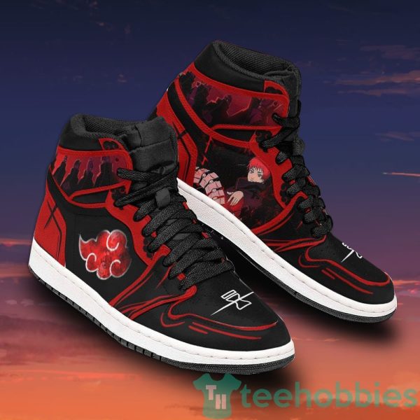 sasori akatsuki custom naruto anime red air jordan hightop shoes 2 niA1T 600x600px Sasori Akatsuki Custom Naruto Anime Red Air Jordan Hightop Shoes
