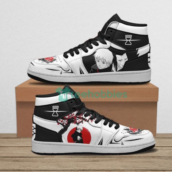 sasori akatsuki custom naruto anime white air jordan hightop shoes 1 AxVrX 600x600px Sasori Akatsuki Custom Naruto Anime White Air Jordan Hightop Shoes