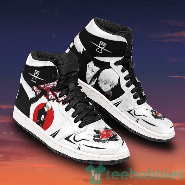 sasori akatsuki custom naruto anime white air jordan hightop shoes 2 z3ASl 600x600px Sasori Akatsuki Custom Naruto Anime White Air Jordan Hightop Shoes