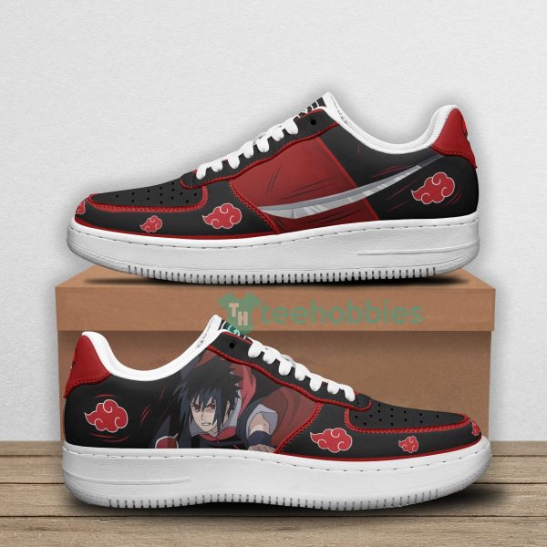 sasuke akatsuki custom naruto anime fans air force shoes 1 y0tET 600x600px Sasuke Akatsuki Custom Naruto Anime Fans Air Force Shoes