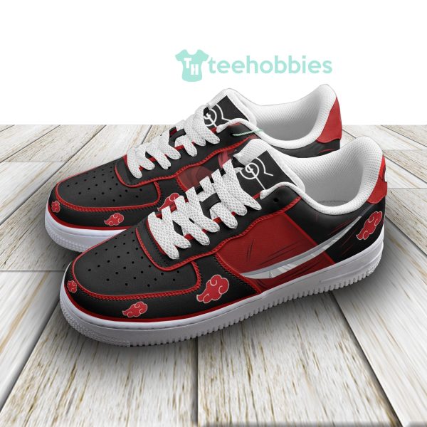 sasuke akatsuki custom naruto anime fans air force shoes 2 zESDi 600x600px Sasuke Akatsuki Custom Naruto Anime Fans Air Force Shoes