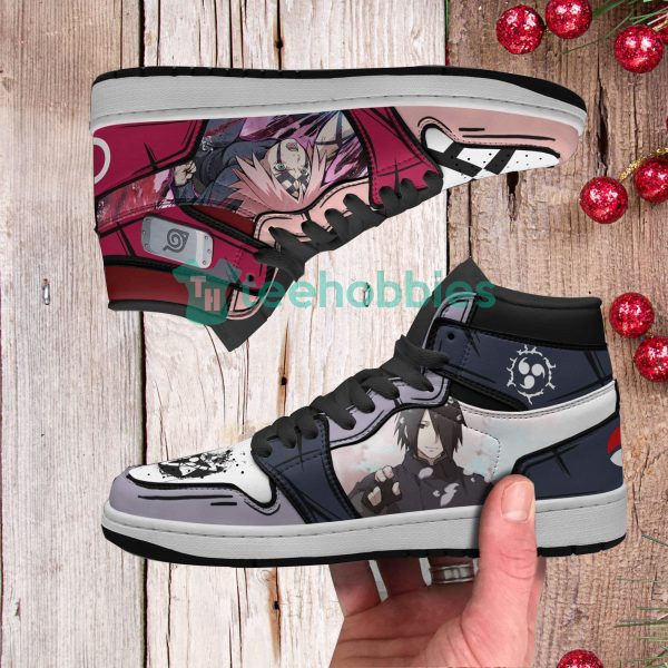 sasuke x sakura custom naruto anime air jordan hightop shoes 4 iQf26 600x600px Sasuke x Sakura Custom Naruto Anime Air Jordan Hightop Shoes