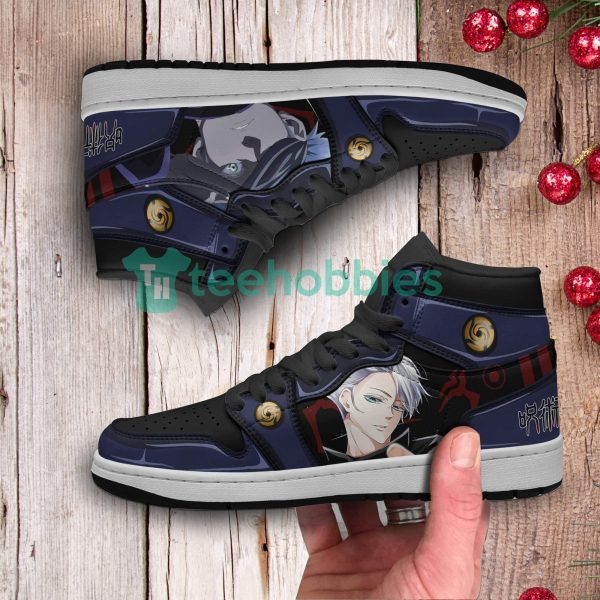 satoru gojo custom jujutsu kaisen anime air jordan hightop shoes 4 xd3n4 600x600px Satoru Gojo Custom Jujutsu Kaisen Anime Air Jordan Hightop Shoes
