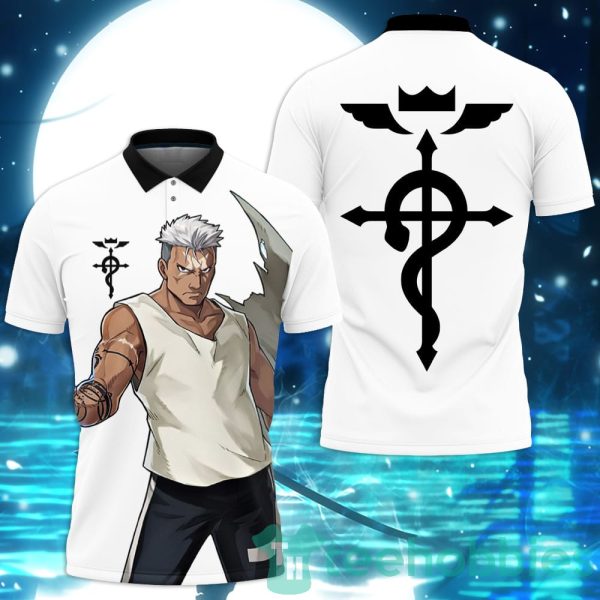 scar custom fullmetal alchemist anime polo shirt for men and women 1 75txK 600x600px Scar Custom Fullmetal Alchemist Anime Polo Shirt For Men And Women