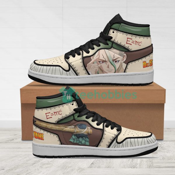 senku ishigami anime custom dr. stone air jordan hightop shoes 1 Yb8GF 600x600px Senku Ishigami Anime Custom Dr. Stone Air Jordan Hightop Shoes