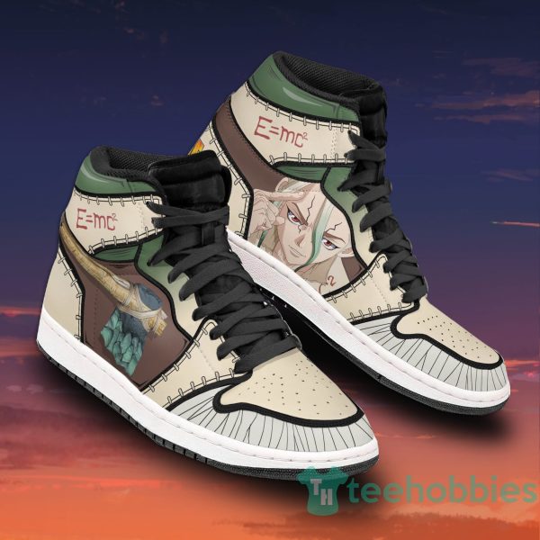 senku ishigami anime custom dr. stone air jordan hightop shoes 2 fmGm1 600x600px Senku Ishigami Anime Custom Dr. Stone Air Jordan Hightop Shoes