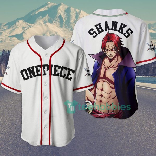 shanks one piece custom anime jersey baseball shirt for fans 1 KJfDT 600x600px Shanks One Piece Custom Anime Jersey Baseball Shirt For Fans