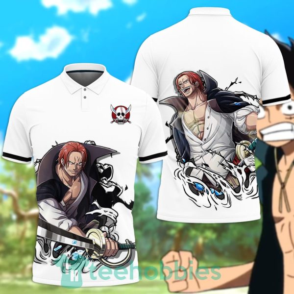 shanks polo shirt custom anime one piece for anime fans 1 CuYaB 600x600px Shanks Polo Shirt Custom Anime One Piece For Anime Fans