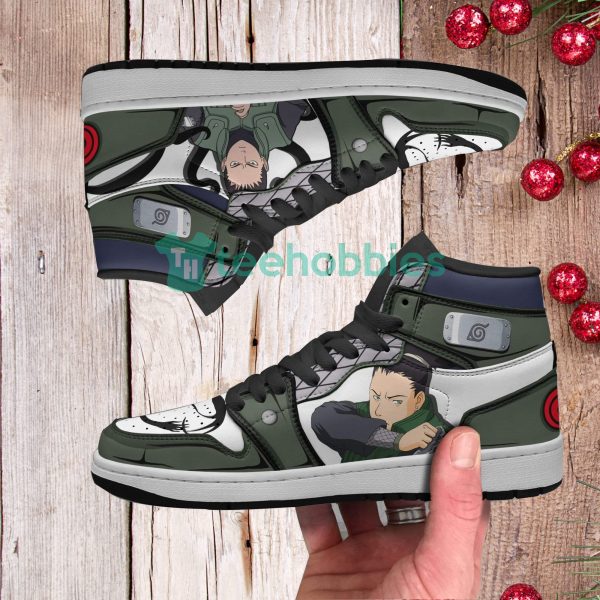shikamaru nara custom naruto anime air jordan hightop shoes 4 7hWV3 600x600px Shikamaru Nara Custom Naruto Anime Air Jordan Hightop Shoes