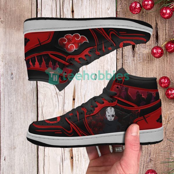 shin uchiha custom naruto anime air jordan hightop shoes 2 OmFJb 600x600px Shin Uchiha Custom Naruto Anime Air Jordan Hightop Shoes