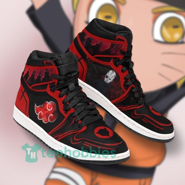 shin uchiha custom naruto anime air jordan hightop shoes 3 2AF4j 600x600px Shin Uchiha Custom Naruto Anime Air Jordan Hightop Shoes