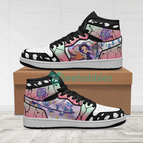 shinobu kocho custom demon slayer anime air hightop shoes 1 5KuFn 600x600px Shinobu Kocho Custom Demon Slayer Anime Air Hightop Shoes
