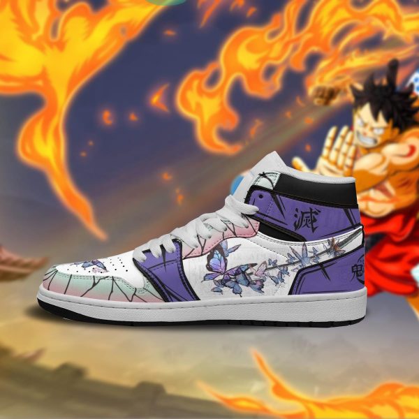 shinobu shoes custom demon slayer air jordan hightop shoes 3 xbcho 600x600px Shinobu Shoes Custom Demon Slayer Air Jordan Hightop Shoes