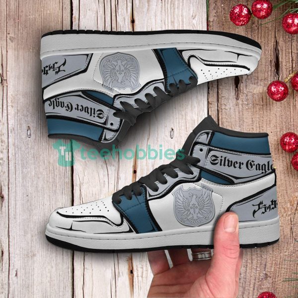 silver eagle custom black clover anime air jordan hightop shoes 2 V6QT1 600x600px Silver Eagle Custom Black Clover Anime Air Jordan Hightop Shoes
