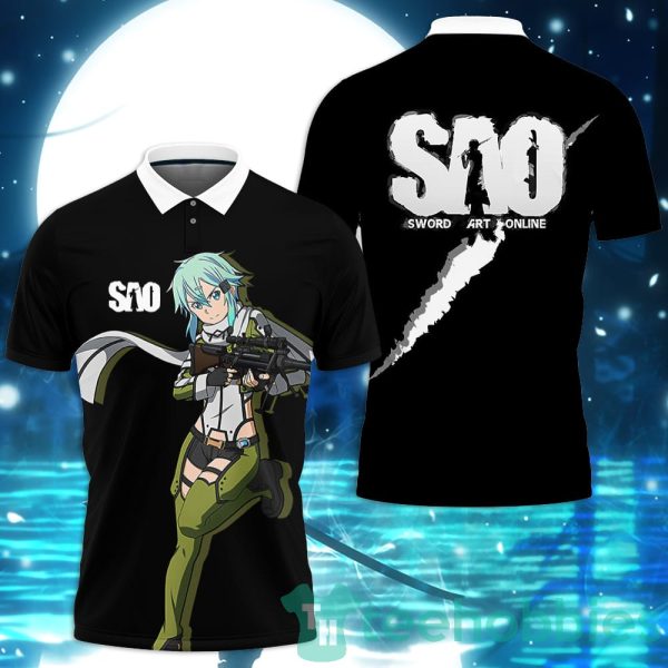 sinon sword art online custom anime polo shirt for men and women 1 MXPZ4 600x600px Sinon Sword Art Online Custom Anime Polo Shirt For Men And Women