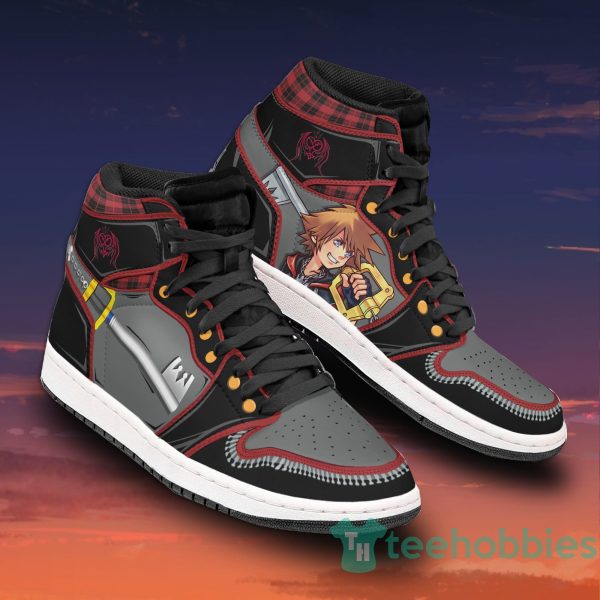 sora anime custom kingdom hearts air jordan hightop shoes 2 saEil 600x600px Sora Anime Custom Kingdom Hearts Air Jordan Hightop Shoes