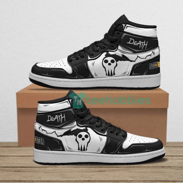 soul eater anime death air jordan hightop shoes 1 B9Jep 600x600px Soul Eater Anime Death Air Jordan Hightop Shoes