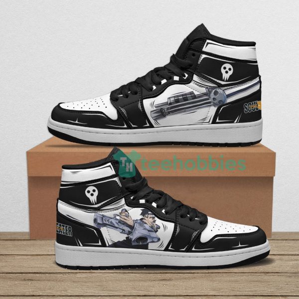 soul eater anime the kid anime air jordan hightop shoes 1 A9tZK 600x600px Soul Eater Anime The Kid Anime Air Jordan Hightop Shoes
