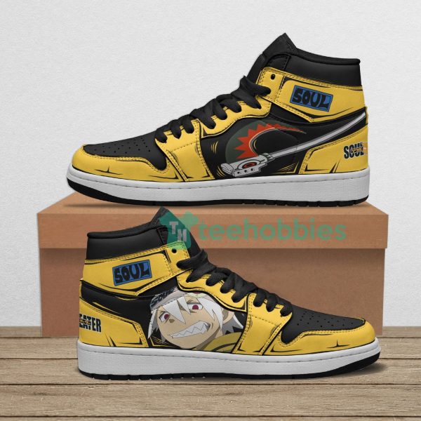 soul evans anime anime custom soul eater air jordan hightop shoes 1 MYKG1 600x600px Soul Evans Anime Anime Custom Soul Eater Air Jordan Hightop Shoes