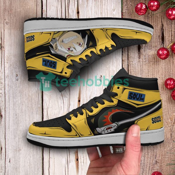 soul evans anime anime custom soul eater air jordan hightop shoes 3 Y3K7o 600x600px Soul Evans Anime Anime Custom Soul Eater Air Jordan Hightop Shoes