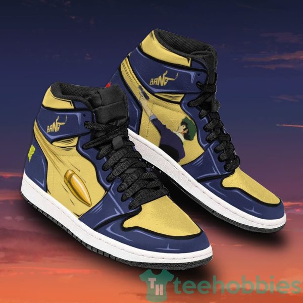 spike spiegel anime custom cowboy bebop air jordan hightop shoes 2 45mY7 600x600px Spike Spiegel Anime Custom Cowboy Bebop Air Jordan Hightop Shoes