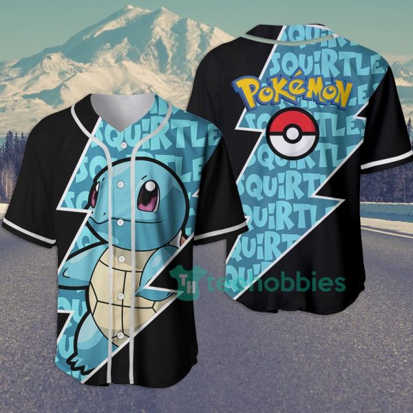 squirtle custom pokemon anime jersey baseball shirt for fans 1 5vph0 600x600px Squirtle Custom Pokemon Anime Jersey Baseball Shirt For Fans